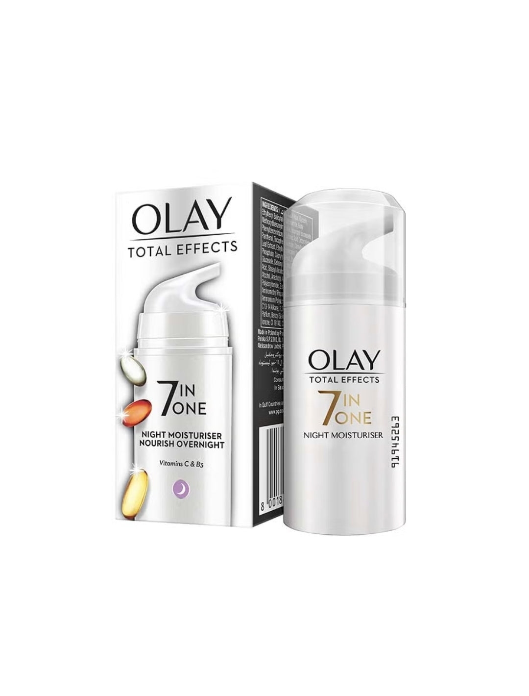 Olay
Total Effects 7 In One Night Moisturizer Cream 15ml
