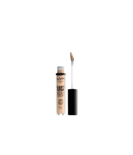 NYX Can't Stop Won't Stop Full Coverage Concealer – 24H Matte Finish, 3.5ml