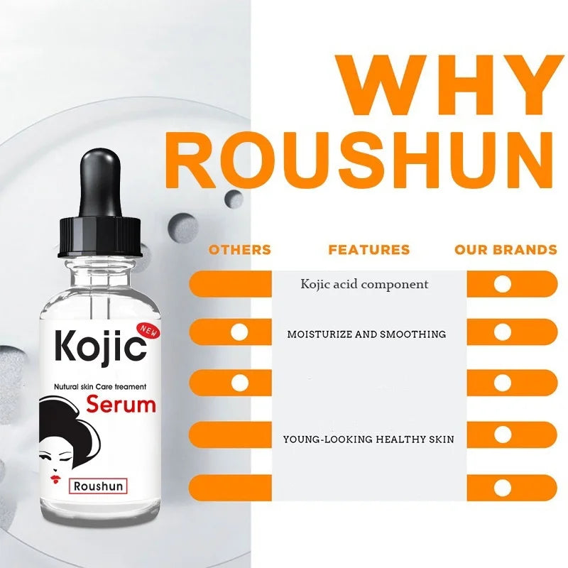 30mlKojic Acid EssenceKojic Moisturizing Facial Essence Face Care Skin Care Essence Liquid Hydrating Moisturizing Skin Care