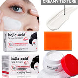 Kojic Acid+Retinol Cream,Promotes skin elasticity ,Moisturizer Anti Aging Face Lifting Nourishing Repair Collagen Boost Cream