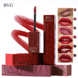 Multi-color matte lasting lip gloss lip gloss, non-greasy, non-fading, high-end warm colors, rich makeup liquid lipstick.