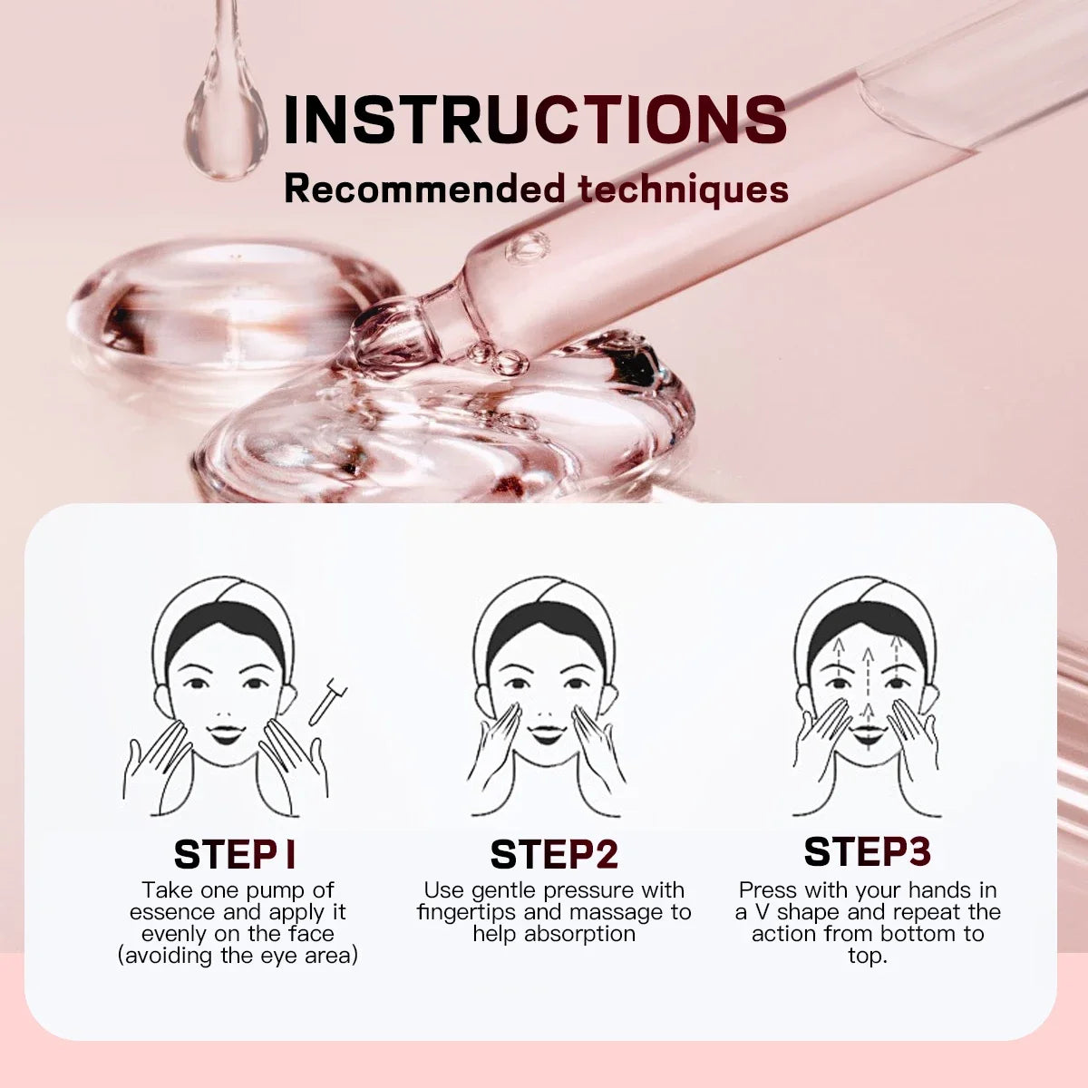 GuanJing Kojic Acid Face Serum 40ml Brighten Moisturizing Essence Skin Care Glycerol Niacinamide Hyaluronic Acid Serum