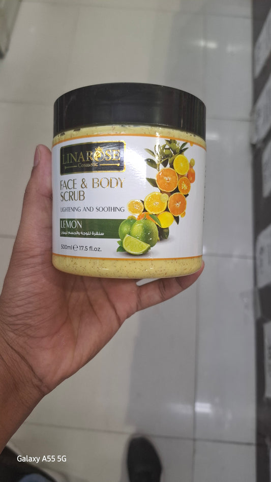LINAROSE
Face & Body Scrub Lemon