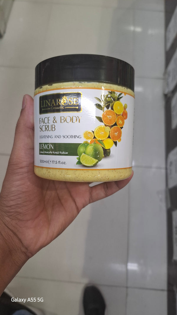 LINAROSE
Face & Body Scrub Lemon