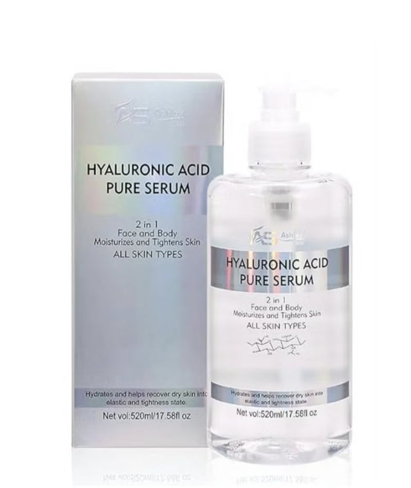 Ashley
Hyaluronic Acid Pure Serum 2 in 1 Face & Body Moisturizes and Tightens Skin 520ml