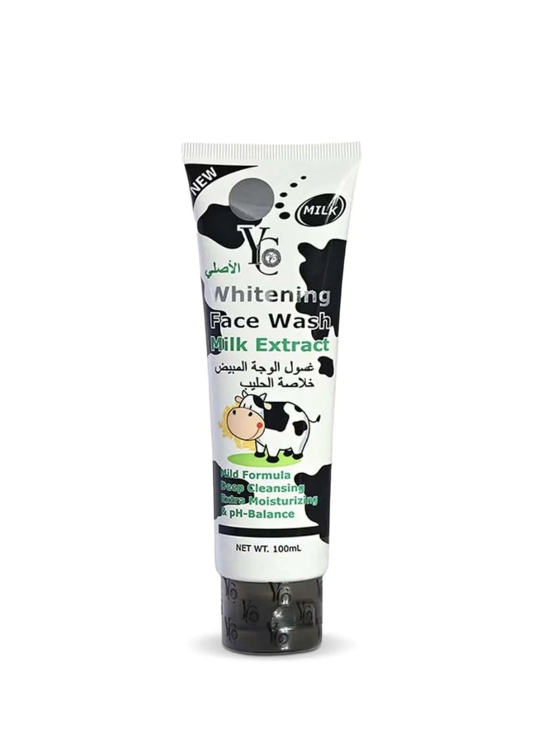 YC Whitening Face Wash with Milk Extract - 100 ml