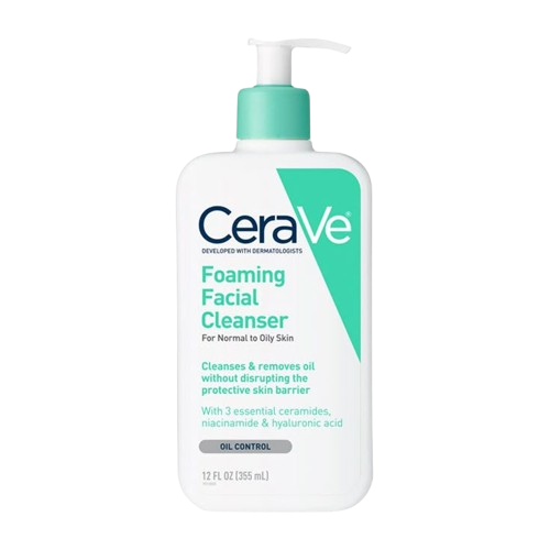 CeraVe Foaming Cleanser – For Normal to Oily Skin