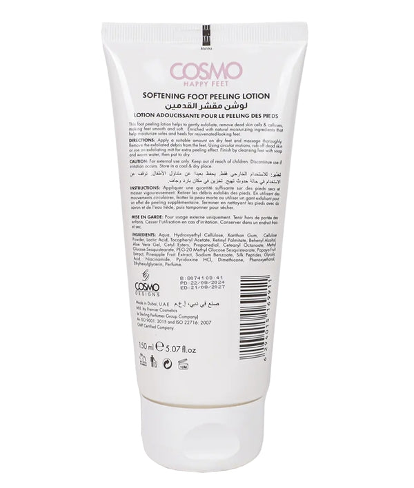 Cosmo Happy Feet Exfoliating Foot Lotion 150 ml