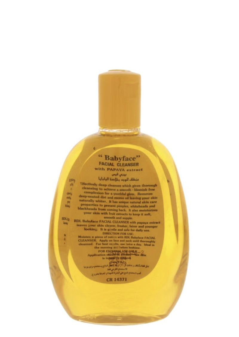 RDL
Papaya Extract Baby Facial Cleanser Yellow 250ml