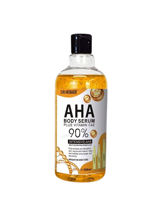 Dr. Meinaier AHA Body Serum with Vitamin C & E – 90% Intensive Formula (500ml)