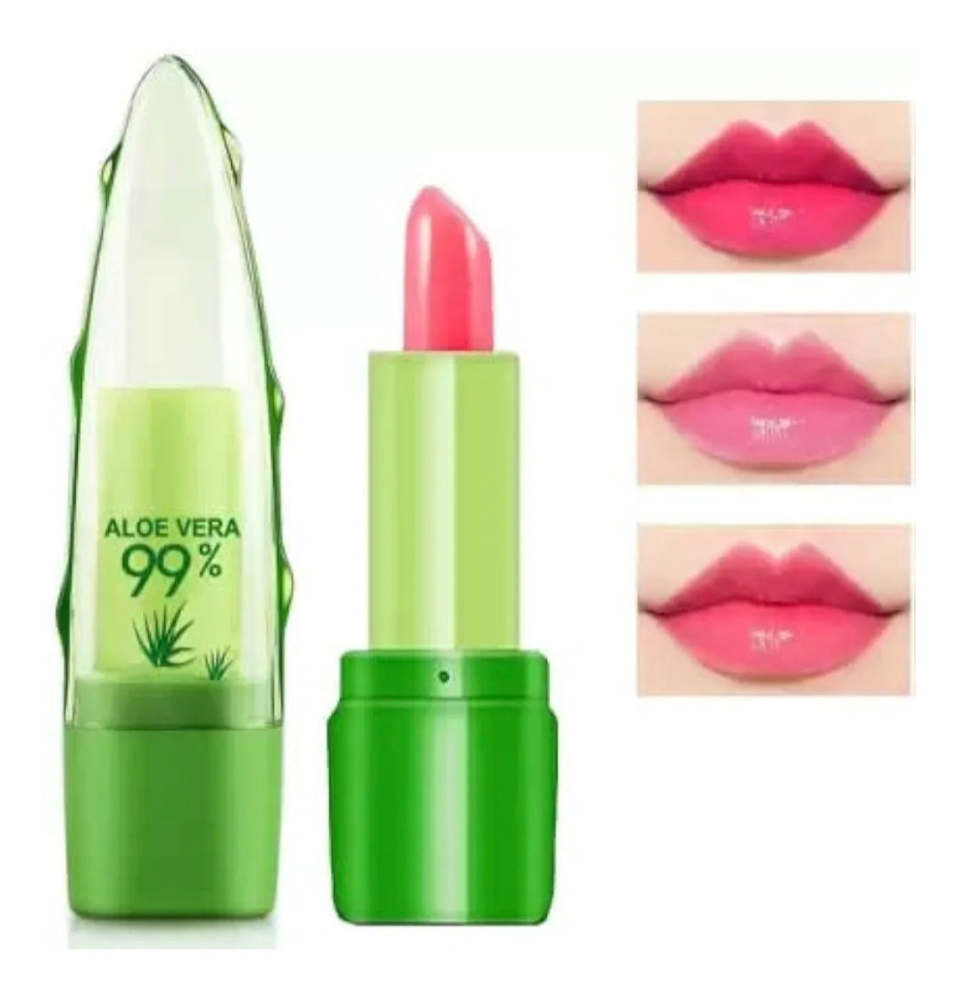 Lips Aloe Vera Soothing Gel Lip Balm Aloe Vera