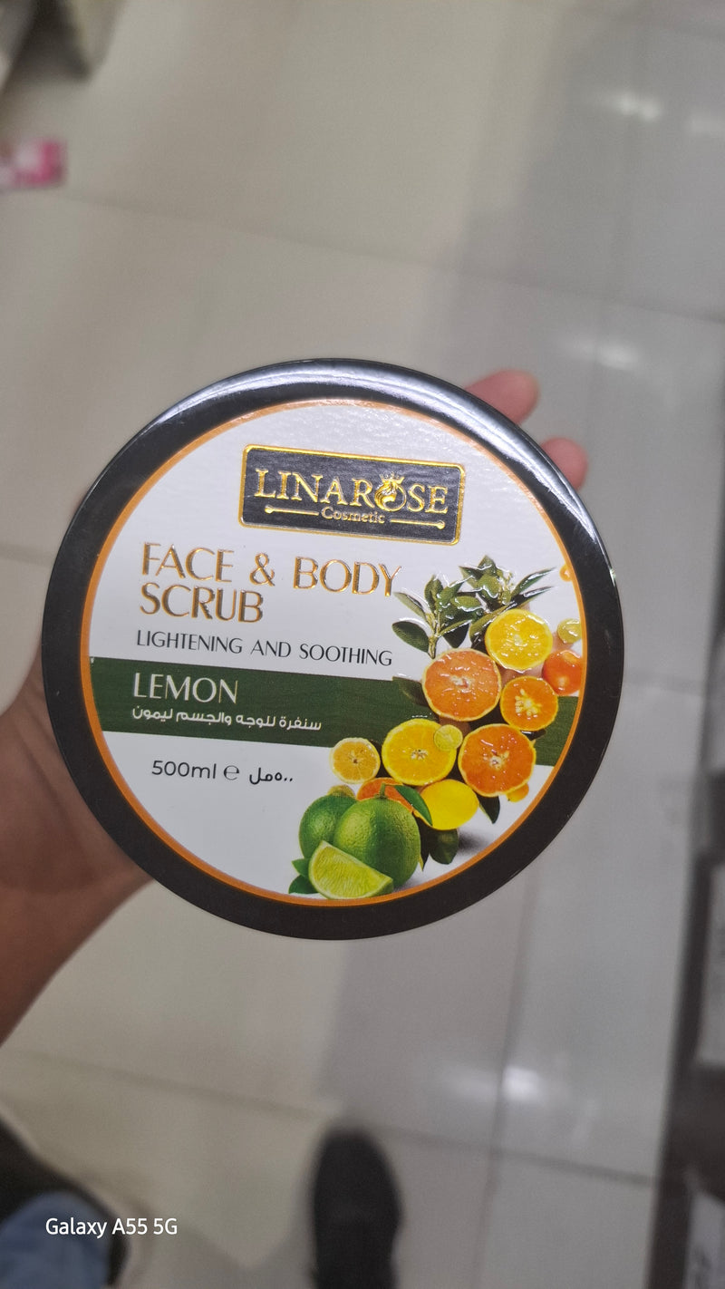 LINAROSE
Face & Body Scrub Lemon