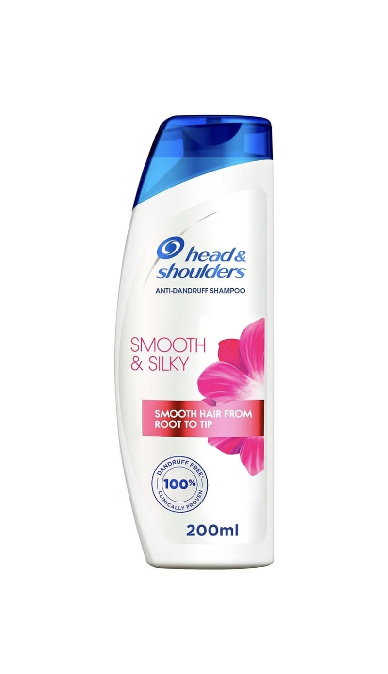 Head & Shoulders Smooth & Silky Anti-Dandruff Shampoo - 200ml