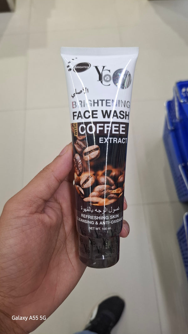 Yc brightening face wash coffee extract