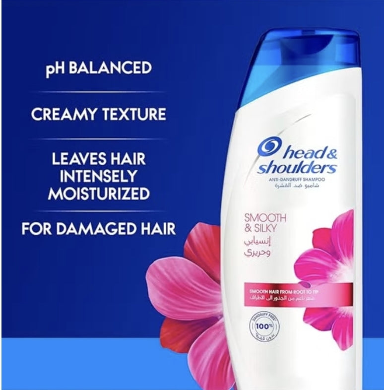 Head & Shoulders Smooth & Silky Anti-Dandruff Shampoo - 200ml
