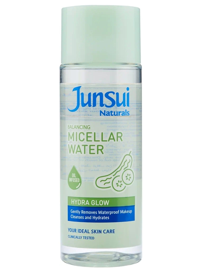 Junsui Naturals Balancing Micellar Water 140 ml, Hydra Glow