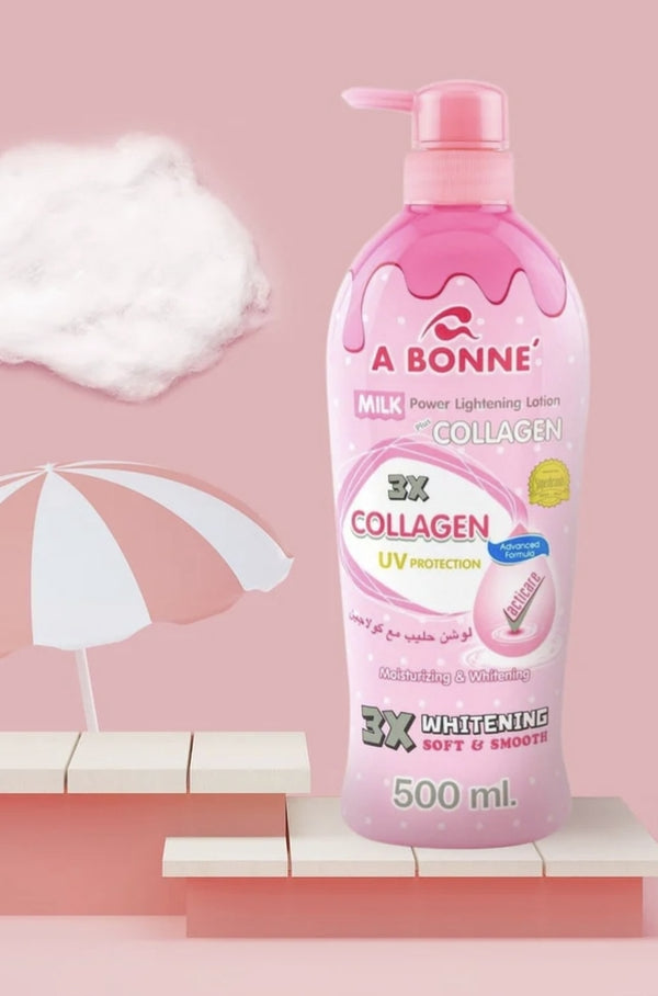 A BONNE
A Bonne Miracle Milk Power Lightenning Collagen Lotion 500ml Smooth Soft Skin
