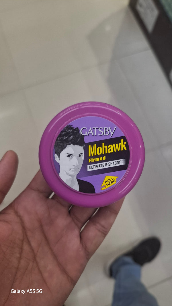 GATSBY
Gatsby Mohawk Firmed Ultimate & Shaggy Styling Wax 75 Gm