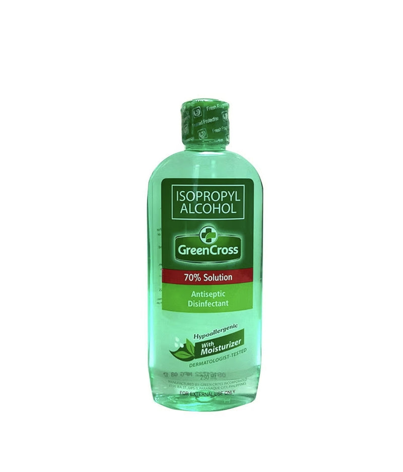 Green Cross
Isopropyl Alcohol Disinfectant With Moisturizer 250ml