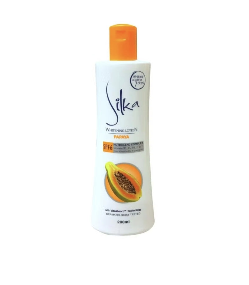 Silka
Whitening Lotion SPF6 - Papaya 200ml