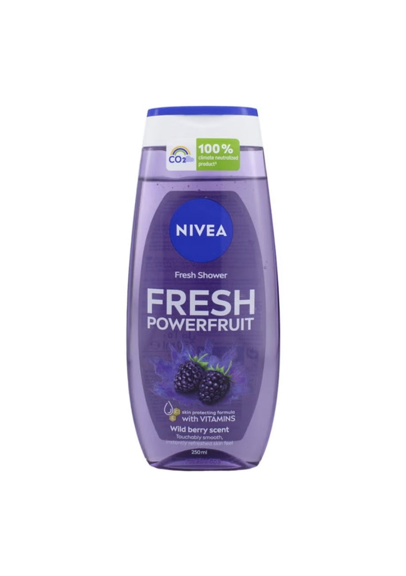 Nivea
Fresh Powerfruit Shower Gel Wild Berry Scent 250ml