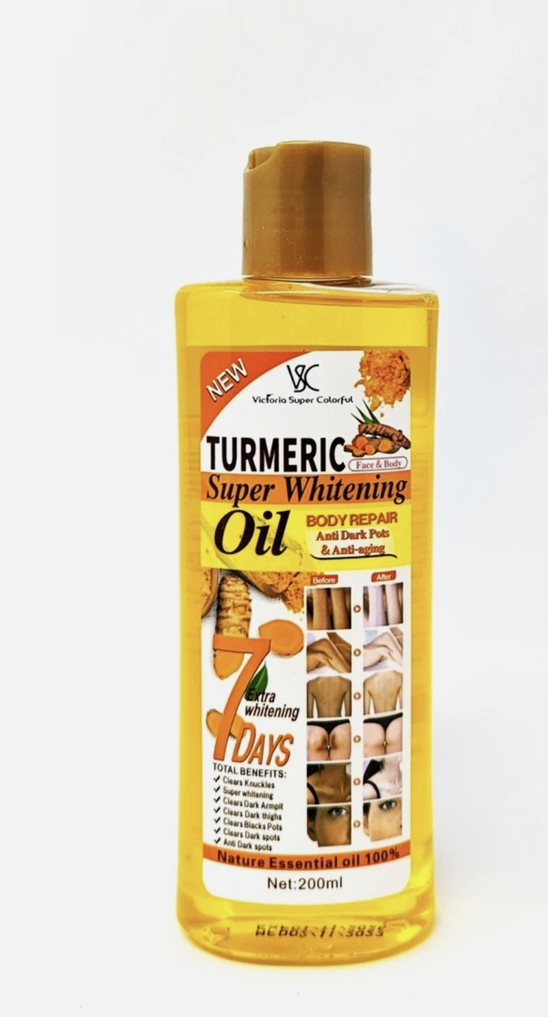 Turmeric super whitening oil