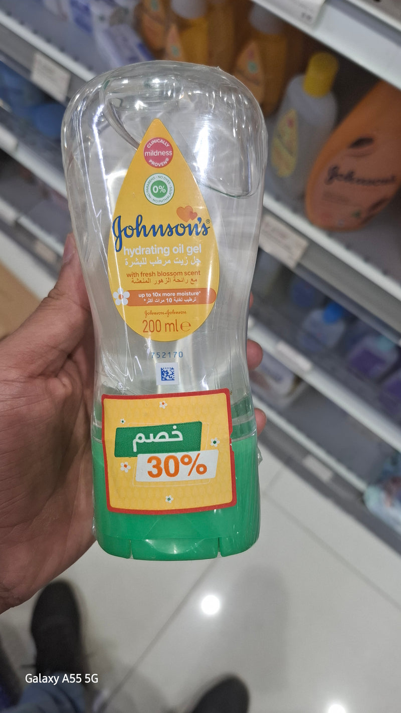 Johnson's Baby
Moisturizing Oil Gel With Fresh Floral Scent Clear 200ml